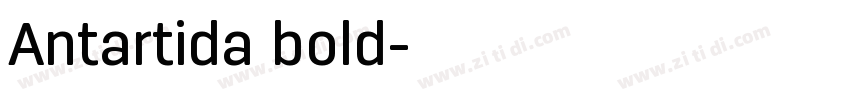 Antartida bold字体转换
